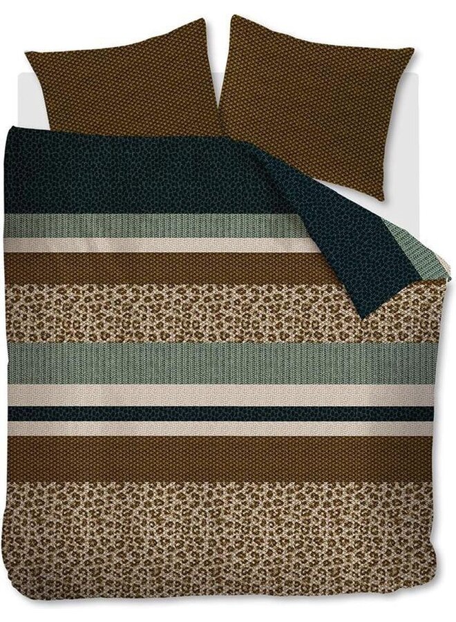 Dekbedovertrek Gino Groen - Flanel