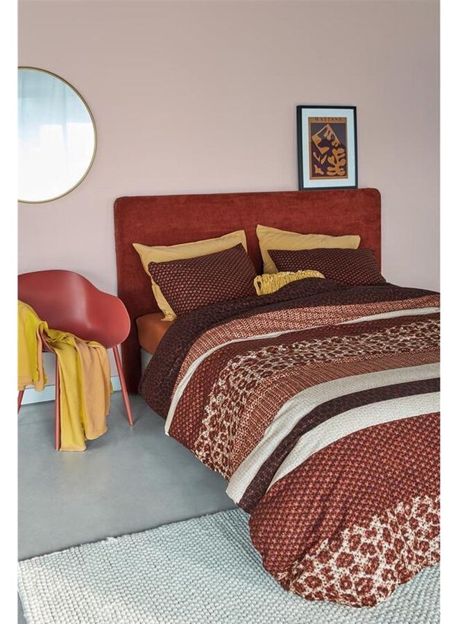 Beddinghouse Dekbedovertrek Gino Rood - Flanel