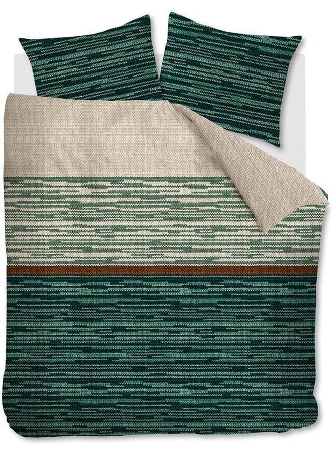 Dekbedovertrek Fardau Groen - Flanel PL3