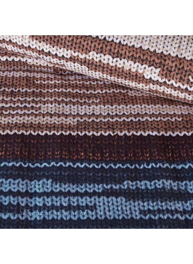 Beddinghouse Dekbedovertrek Fardau Blauw - Flanel