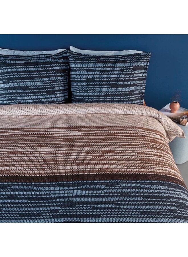 Beddinghouse Dekbedovertrek Fardau Blauw - Flanel