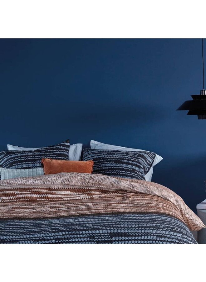 Beddinghouse Dekbedovertrek Fardau Blauw - Flanel