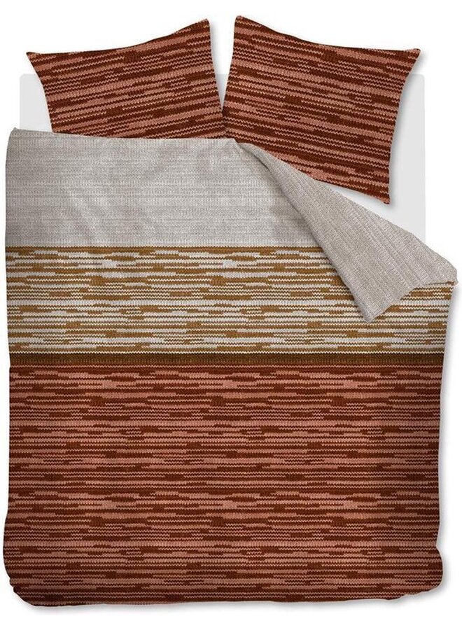 Dekbedovertrek Fardau Rood - Flanel PL3