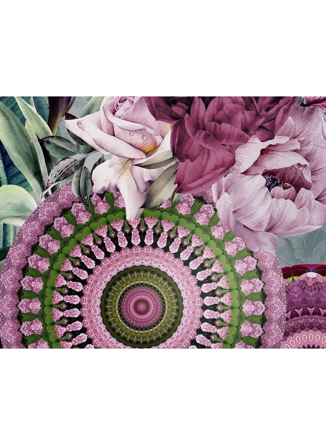 HIP Dekbedovertrek Bandhura Multi - Katoensatijn