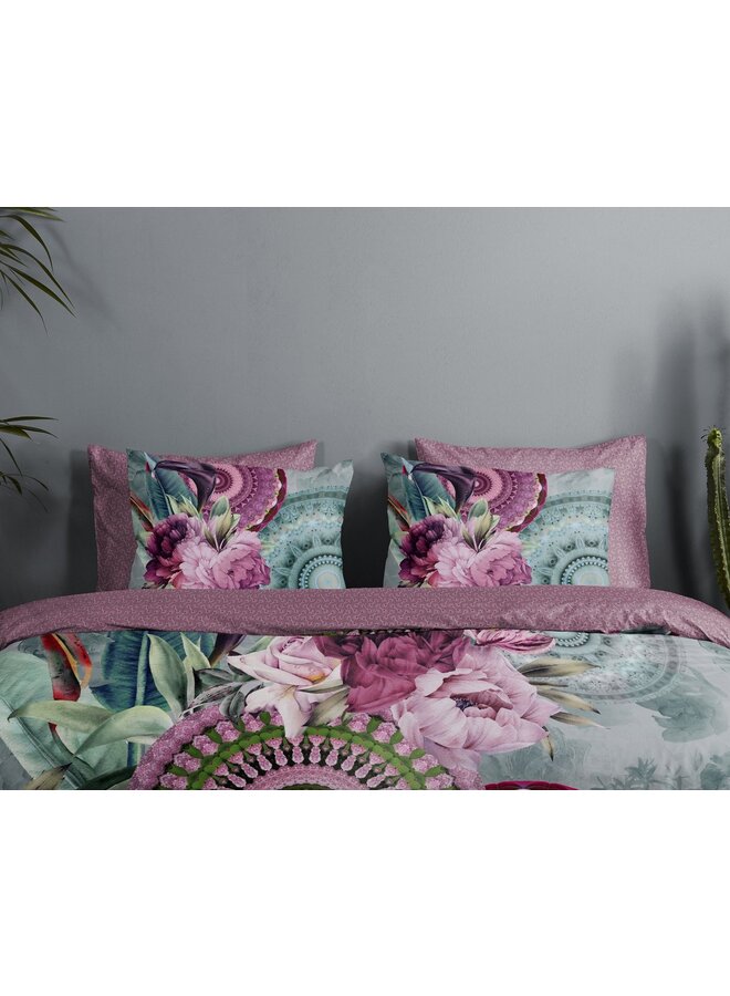 HIP Dekbedovertrek Bandhura Multi - Katoensatijn