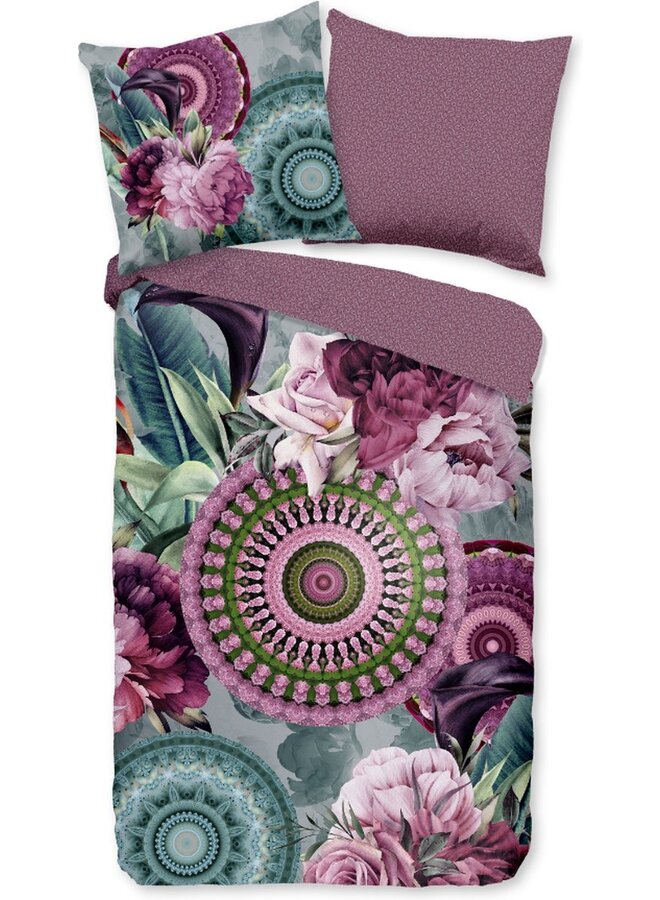 HIP Dekbedovertrek Bandhura Multi - Katoensatijn