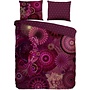 HIP Dekbedovertrek Miska Bordeaux - Katoensatijn
