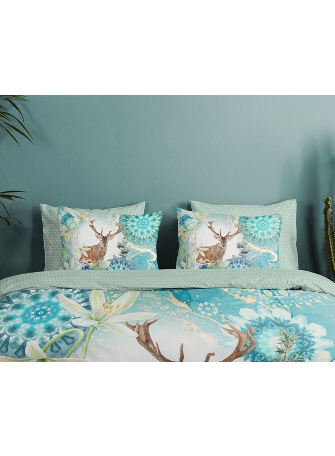 HIP Dekbedovertrek Xela Multi - Katoensatijn