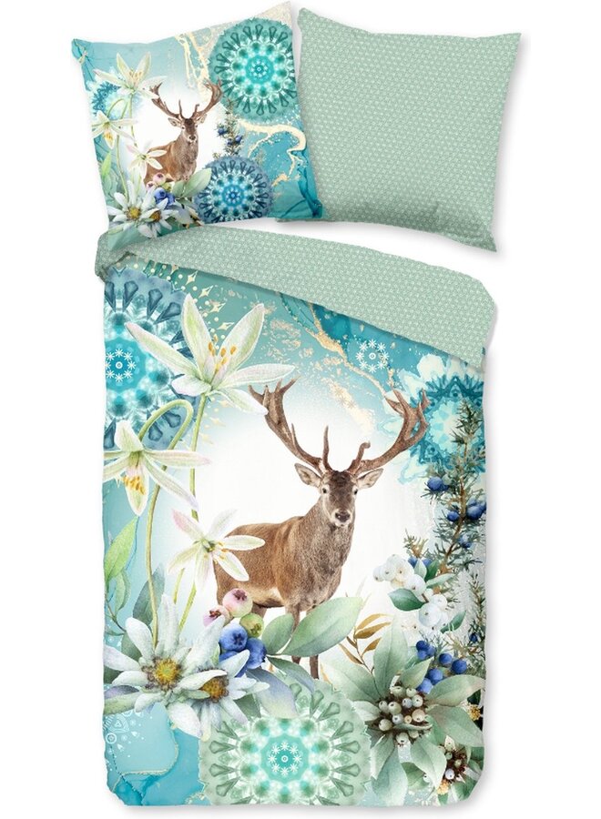 HIP Dekbedovertrek Xela Multi - Katoensatijn