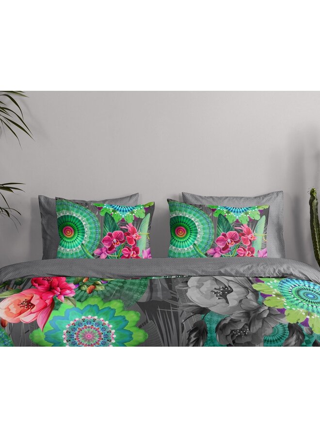 HIP Dekbedovertrek Thirze Multi - Katoensatijn