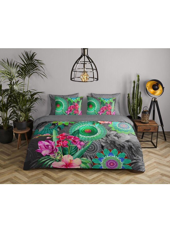 HIP Dekbedovertrek Thirze Multi - Katoensatijn