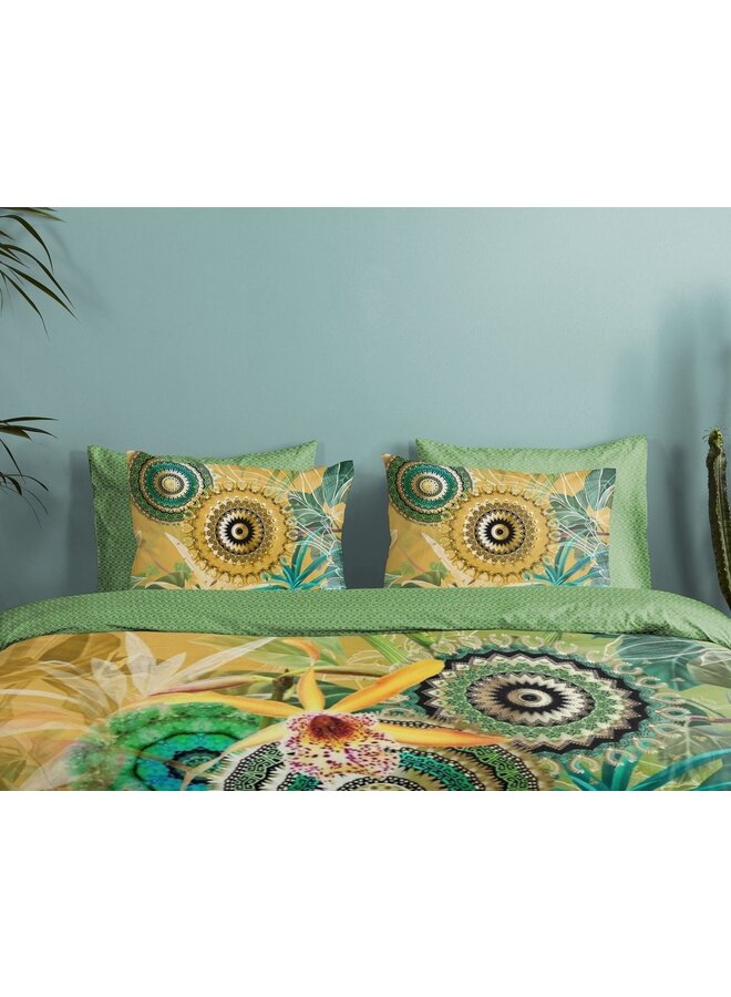 HIP Dekbedovertrek Yissa Multi - Katoensatijn