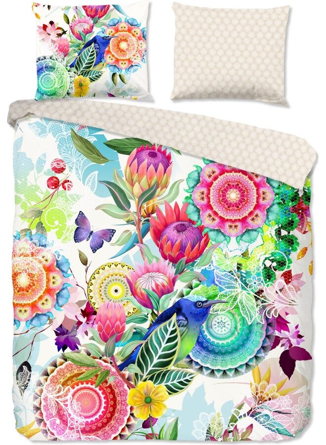 Dekbedovertrek Chess Multi - Katoensatijn PL2