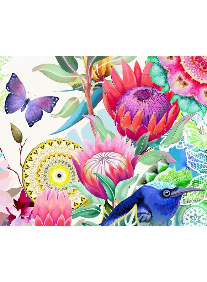 HIP Dekbedovertrek Chess Multi - Katoensatijn