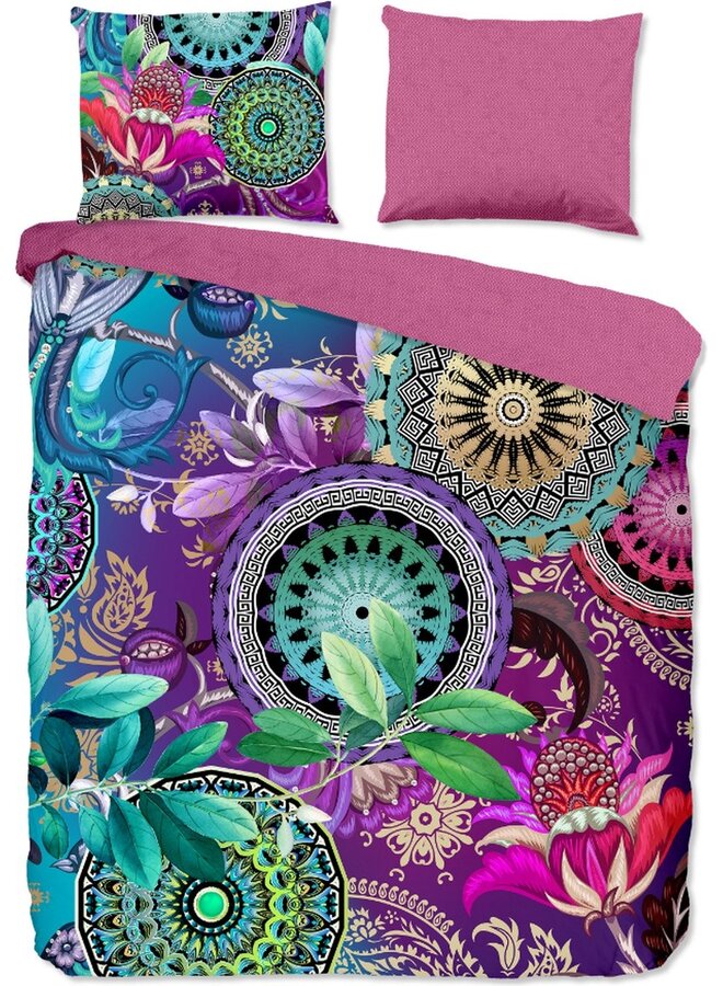 HIP Dekbedovertrek Axelle Multi - Katoensatijn