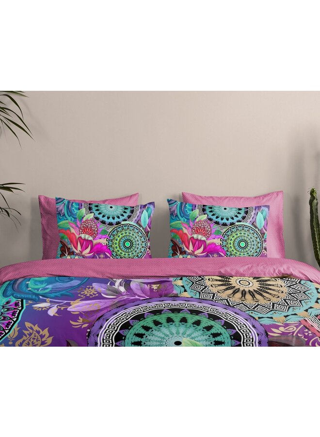 HIP Dekbedovertrek Axelle Multi - Katoensatijn