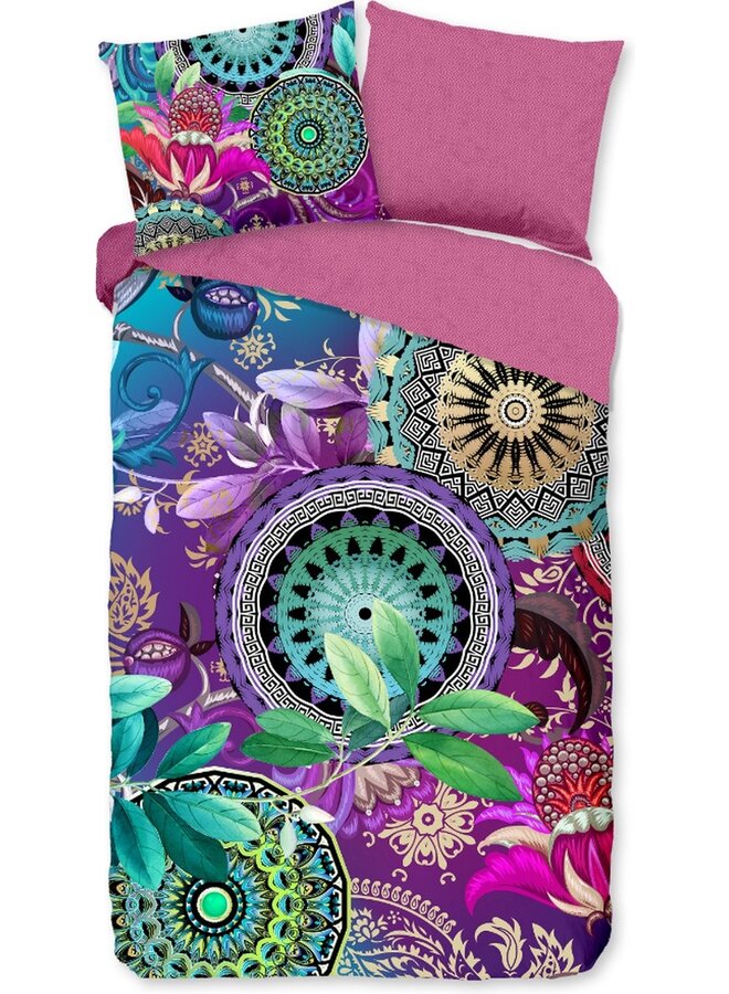 HIP Dekbedovertrek Axelle Multi - Katoensatijn