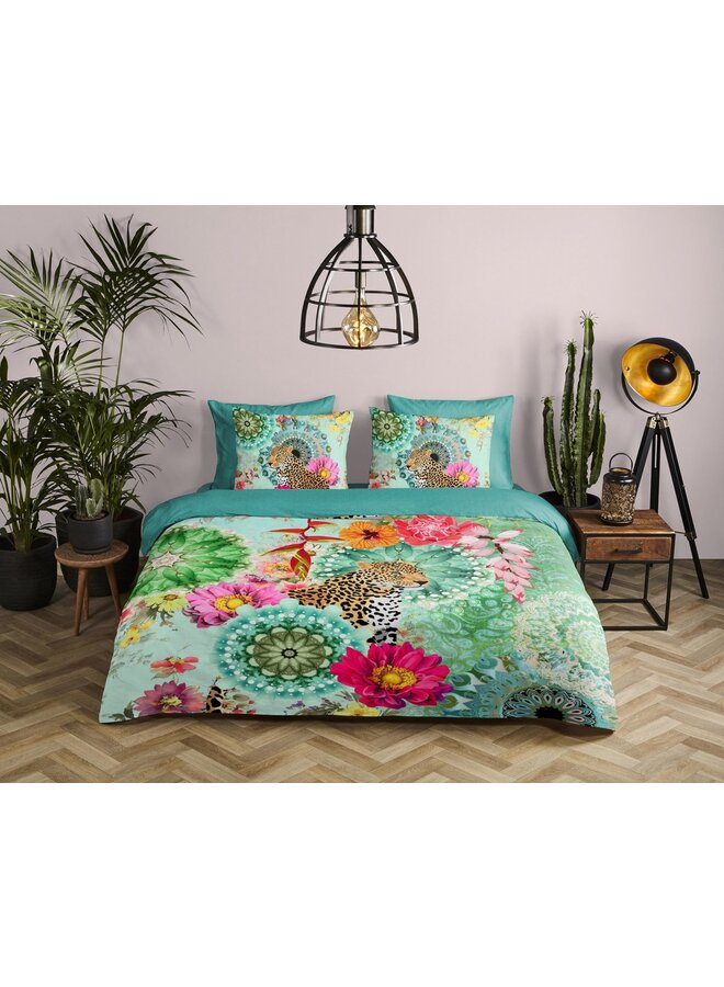 HIP Dekbedovertrek Ximena Multi - Katoensatijn