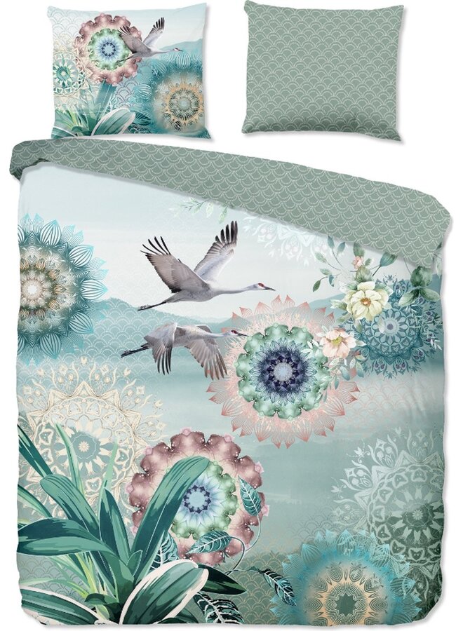 HIP Dekbedovertrek Kimora Multi - Katoensatijn