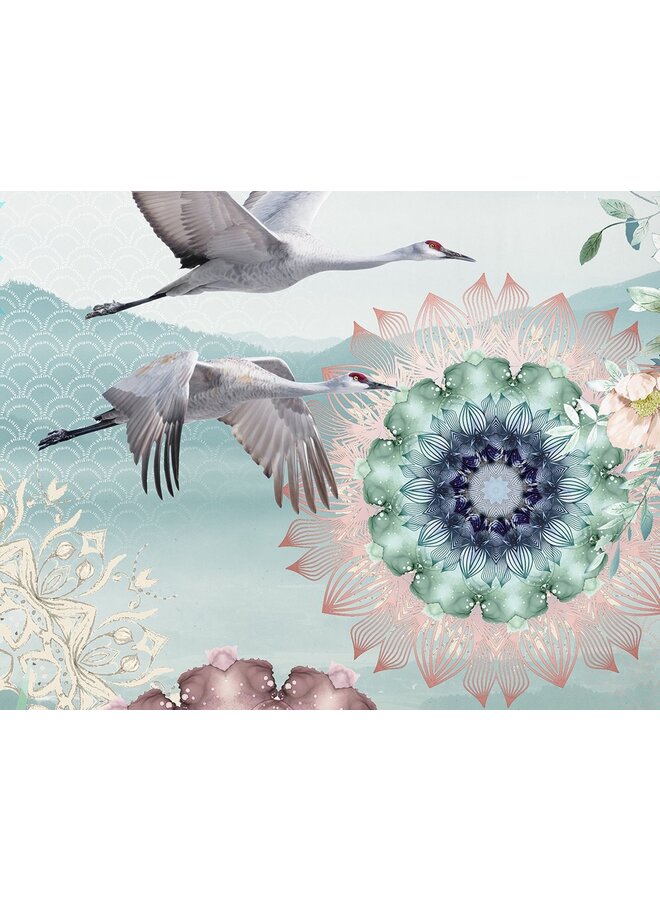 HIP Dekbedovertrek Kimora Multi - Katoensatijn