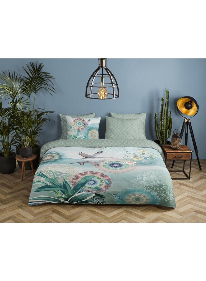 HIP Dekbedovertrek Kimora Multi - Katoensatijn