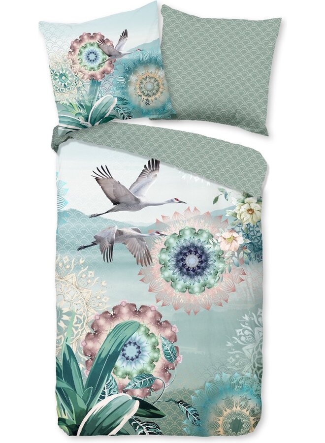 HIP Dekbedovertrek Kimora Multi - Katoensatijn