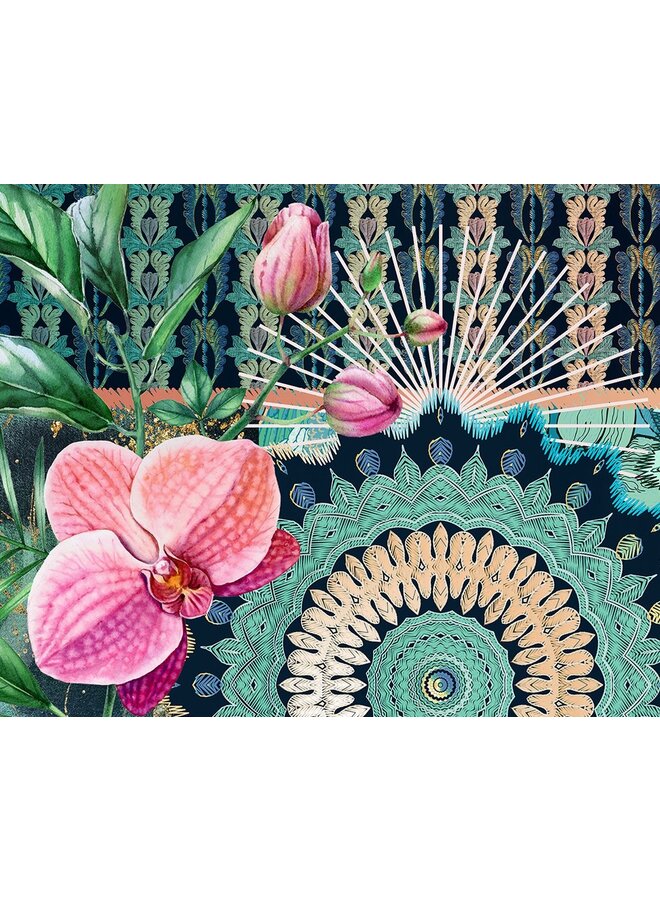 HIP Dekbedovertrek Valdez Petrol - Katoensatijn