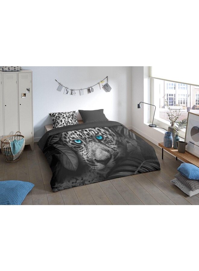 Pure Dekbedovertrek Blue Eyes Antraciet - Microvezel
