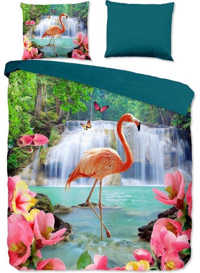 Dekbedovertrek Flamingo Multi - Microvezel PL3