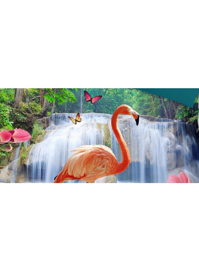 Pure Dekbedovertrek Flamingo Multi  - Microvezel