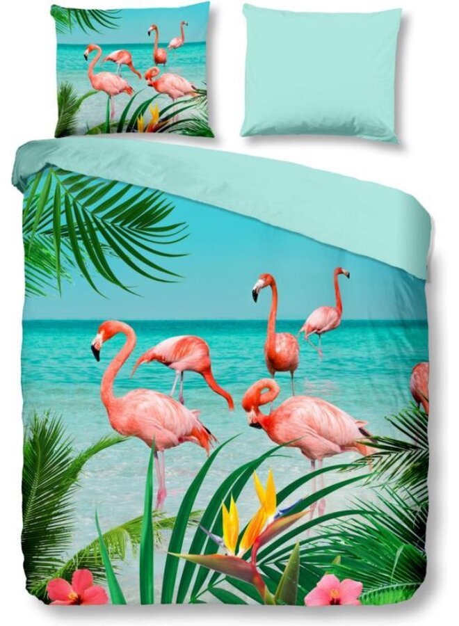 Dekbedovertrek Flamingo Multi - Microvezel PL2