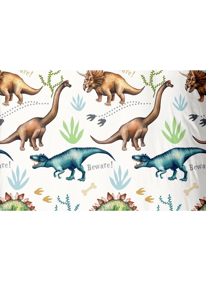 Good Morning Dekbedovertrek Kids Dino Multi - Flanel