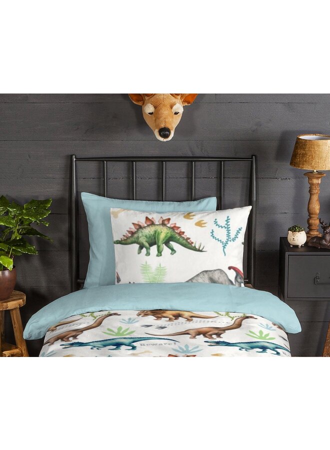 Good Morning Dekbedovertrek Kids Dino Multi - Flanel