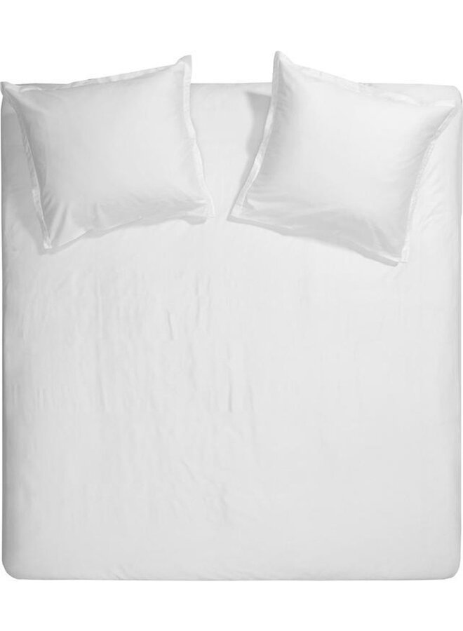 Dekbedovertrek Sundays Wit - Katoensatijn