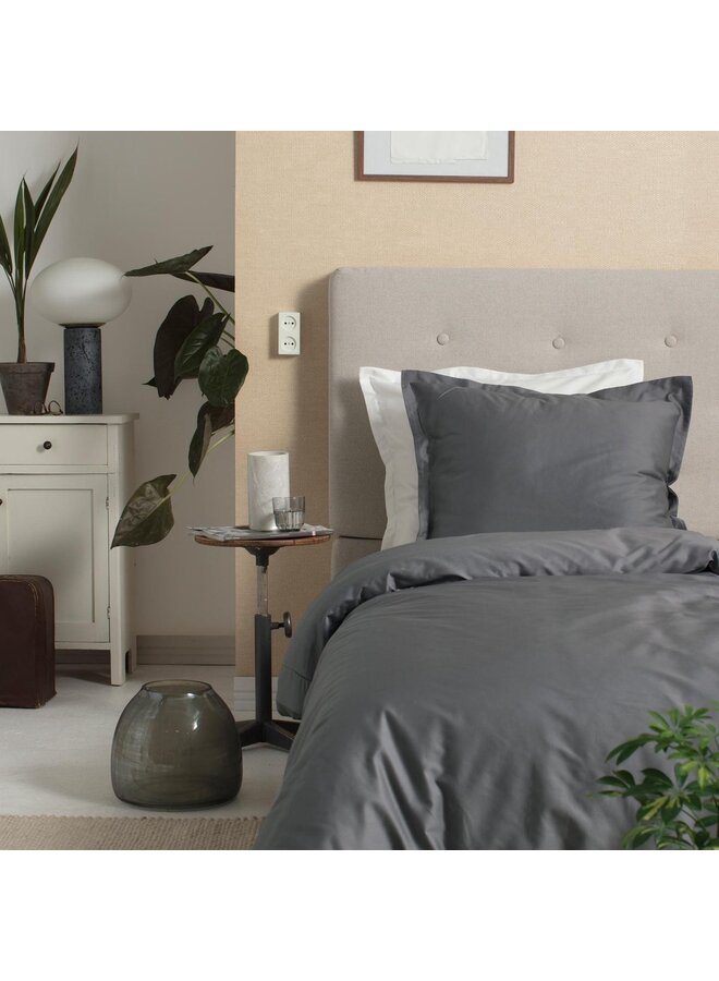 Cinderella Dekbedovertrek Sundays Antraciet - Katoensatijn