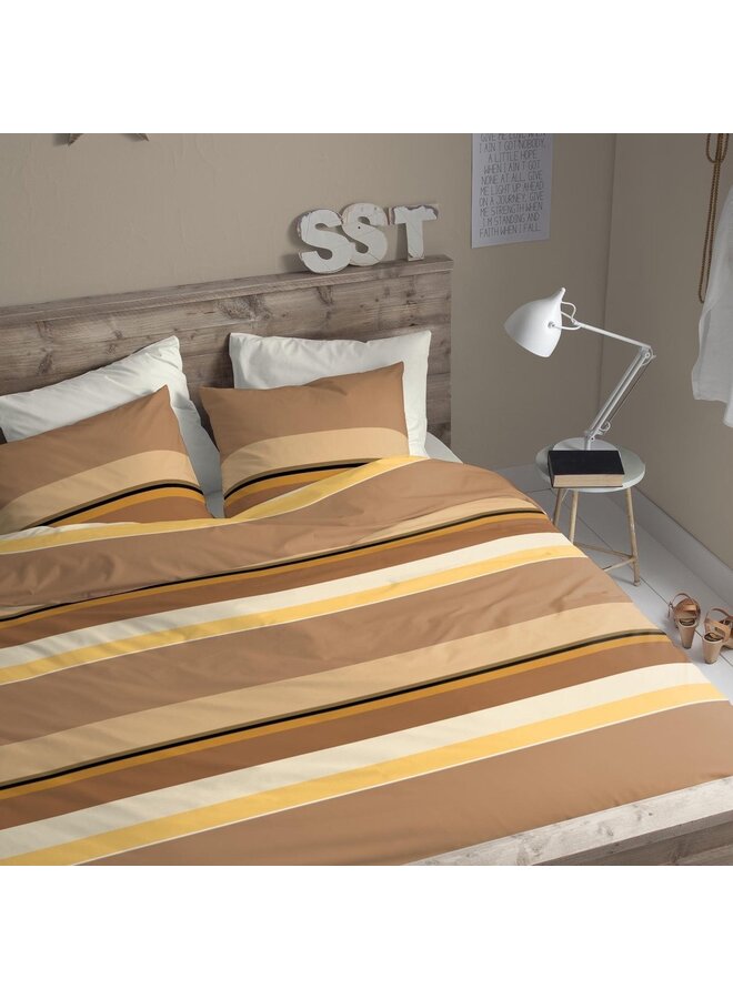 Cinderella Dekbedovertrek Cuba Zand - Flanel