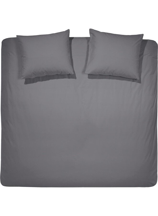 Dekbedovertrek Morning Antraciet - Flanel