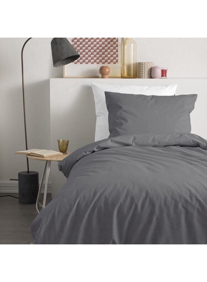 Cinderella Dekbedovertrek Morning Antraciet - Flanel