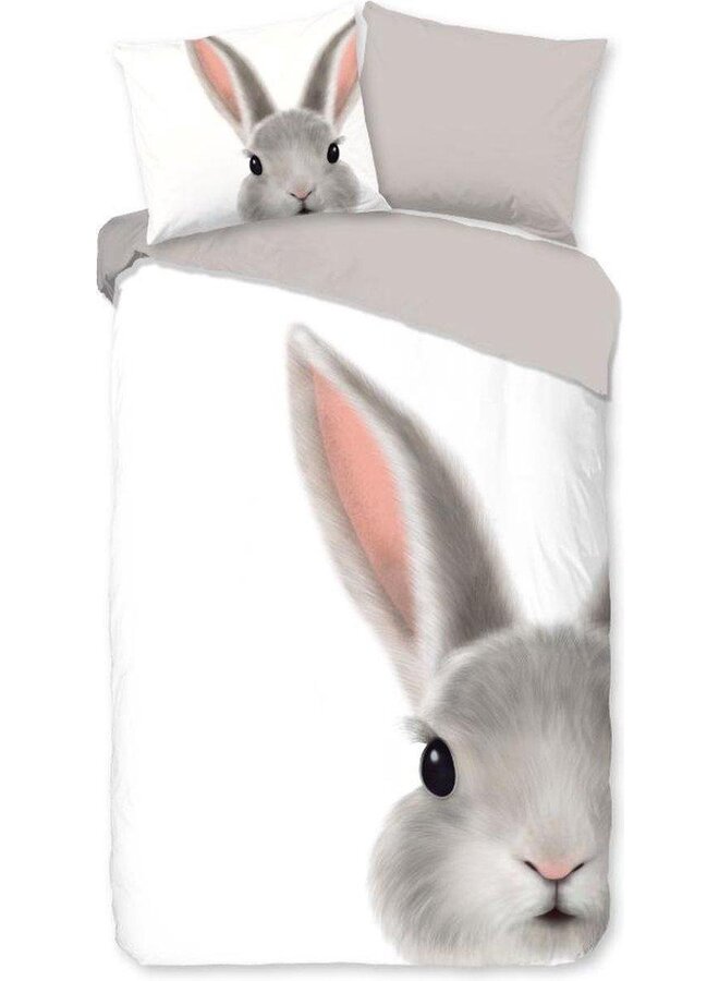 Dekbedovertrek Kids Roger Wit - Katoen