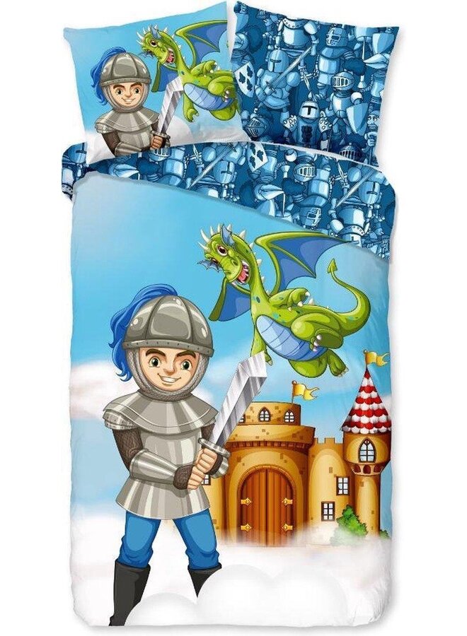 Dekbedovertrek Kids Knight Multi - Katoen PLX