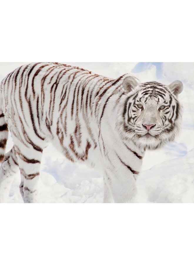 Good Morning Dekbedovertrek Tigris Creme - Flanel