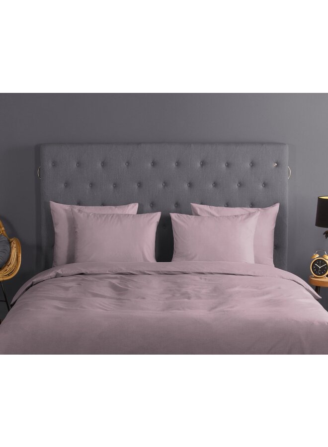 Good Morning Dekbedovertrek Uni Roze - Katoen