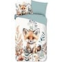 Good Morning Dekbedovertrek Kids Foxx Multi - Katoen