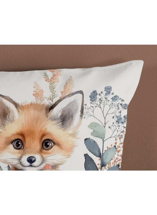 Good Morning Dekbedovertrek Kids Foxx Multi - Katoen