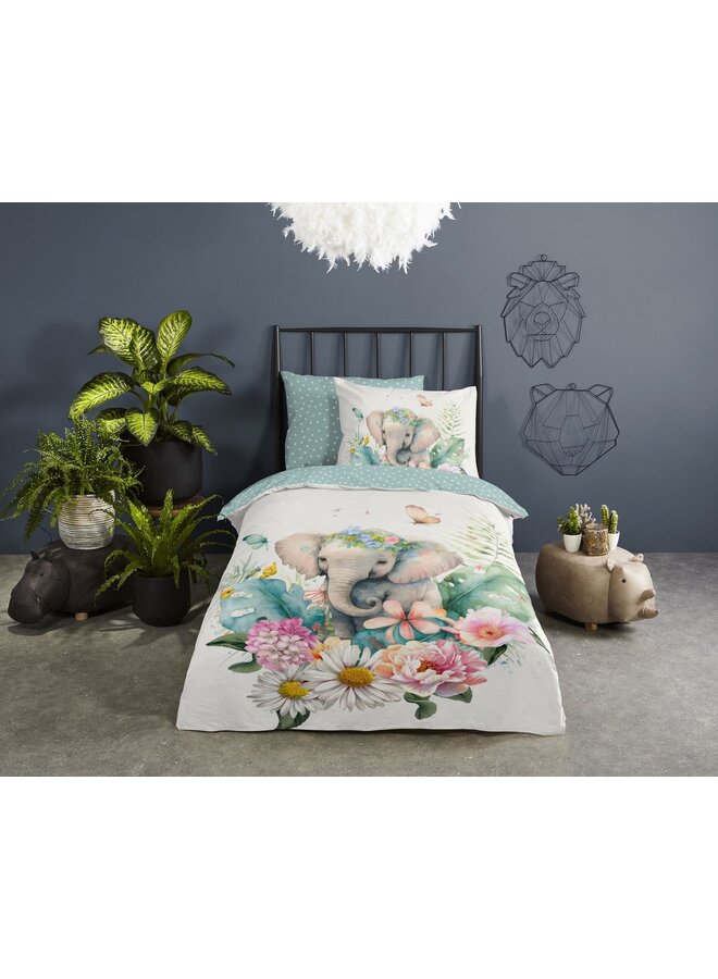 Good Morning Dekbedovertrek Kids Eli Multi - Katoen