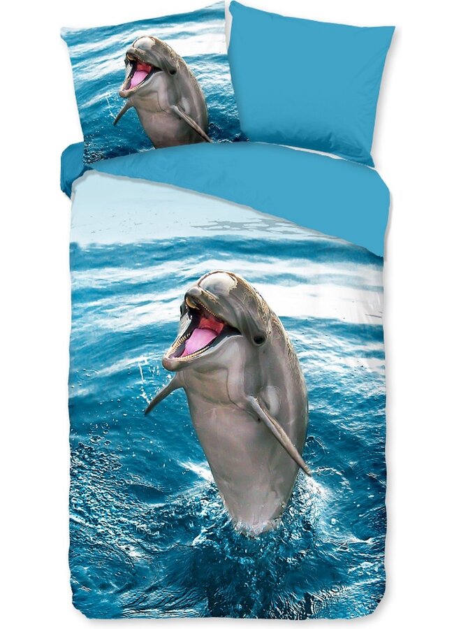 Dekbedovertrek Kids Jump Blauw - Katoen PL3