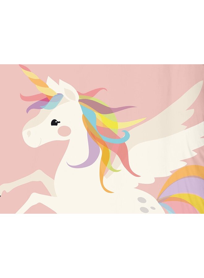 Good Morning Dekbedovertrek Kids Unicorn Multi - Katoen