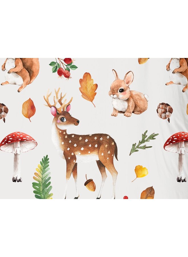 Good Morning Dekbedovertrek Kids Autumn Multi - Flanel