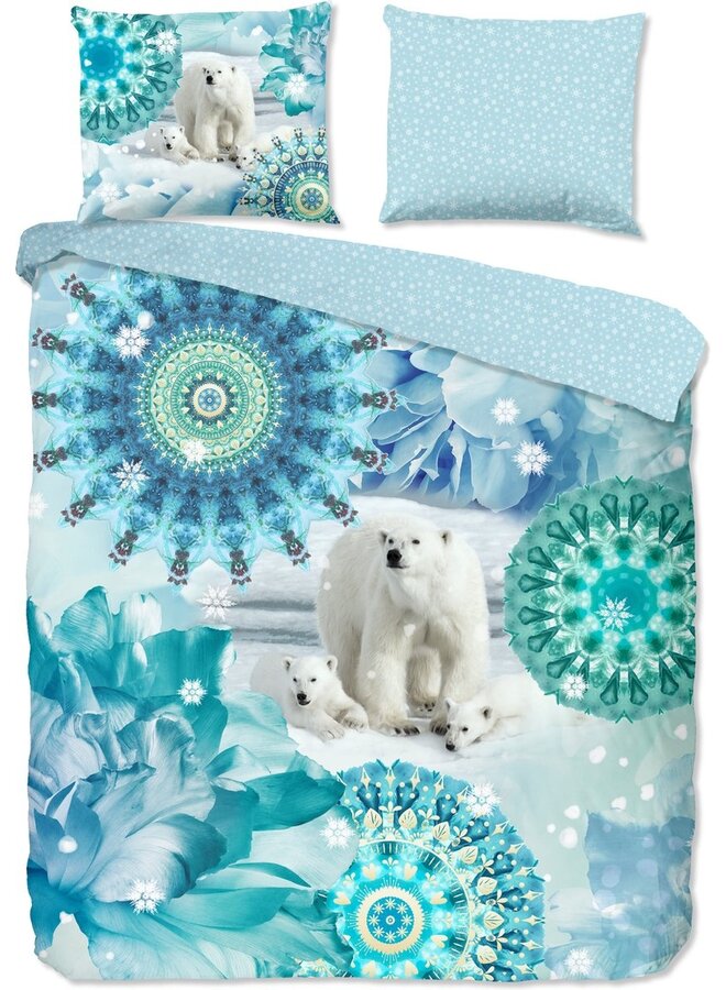 Dekbedovertrek Seppo Blauw - Flanel PL1