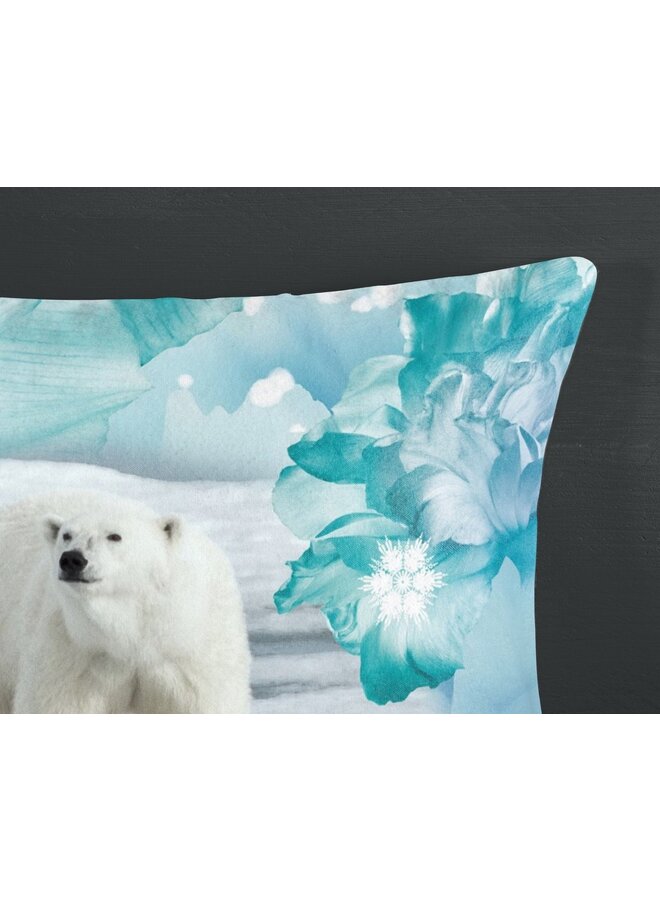 HIP Dekbedovertrek Seppo Blauw - Flanel